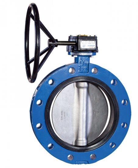 Double flanged butterfly valve type 1170