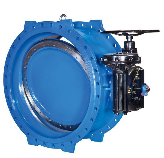 Double eccentric butterfly valve, type 2010